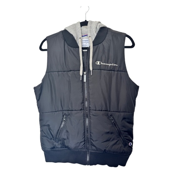 Champion Puffer Vest Black - Picture 2 of 11